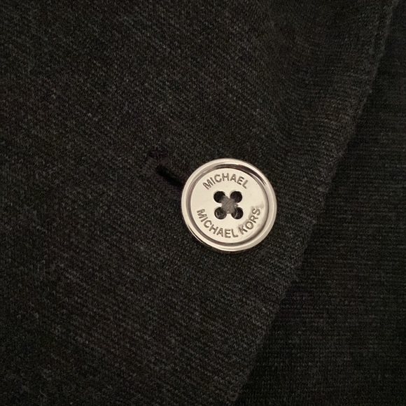 Michael Michael Kors blazer with faux leather sleeves - Picture 4 of 4